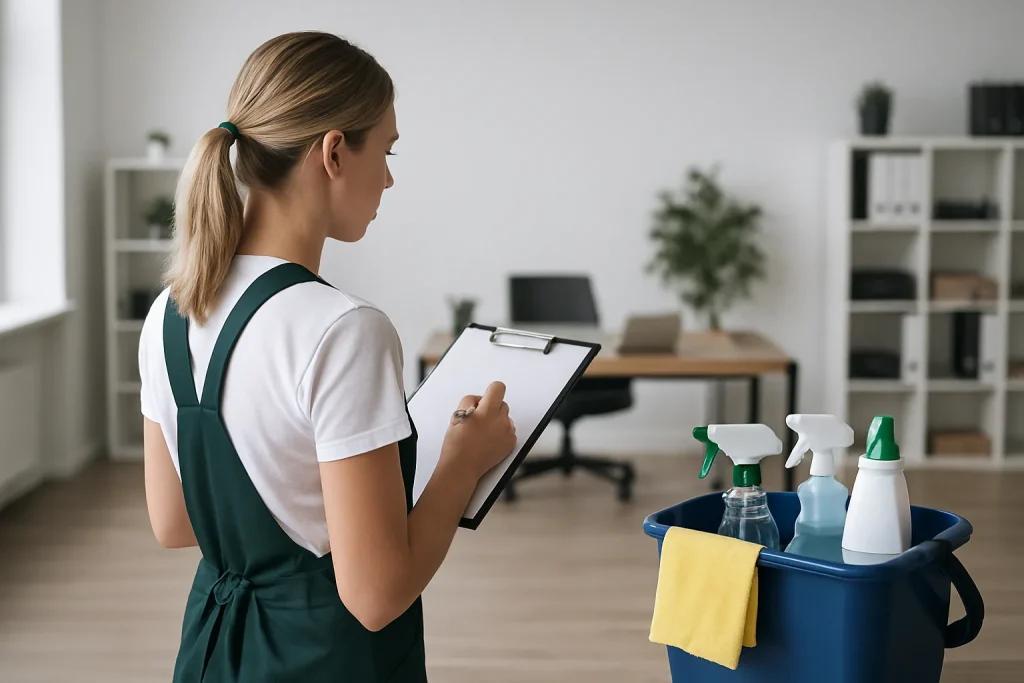 Des agents de nettoyage professionnels nettoient un appartement à Wingles avec des équipements modernes.