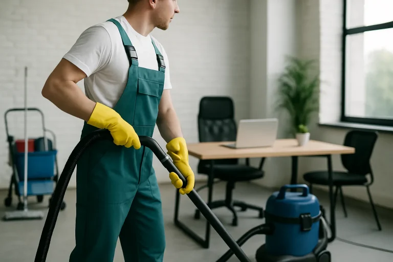 Équipe de nettoyage à Raismes utilisant des produits écologiques dans un appartement.